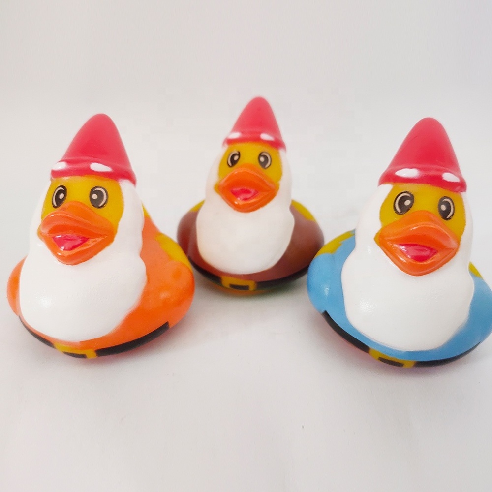 Seven Dwarfs rubber duck jeep kids educational toy rubber bath toy