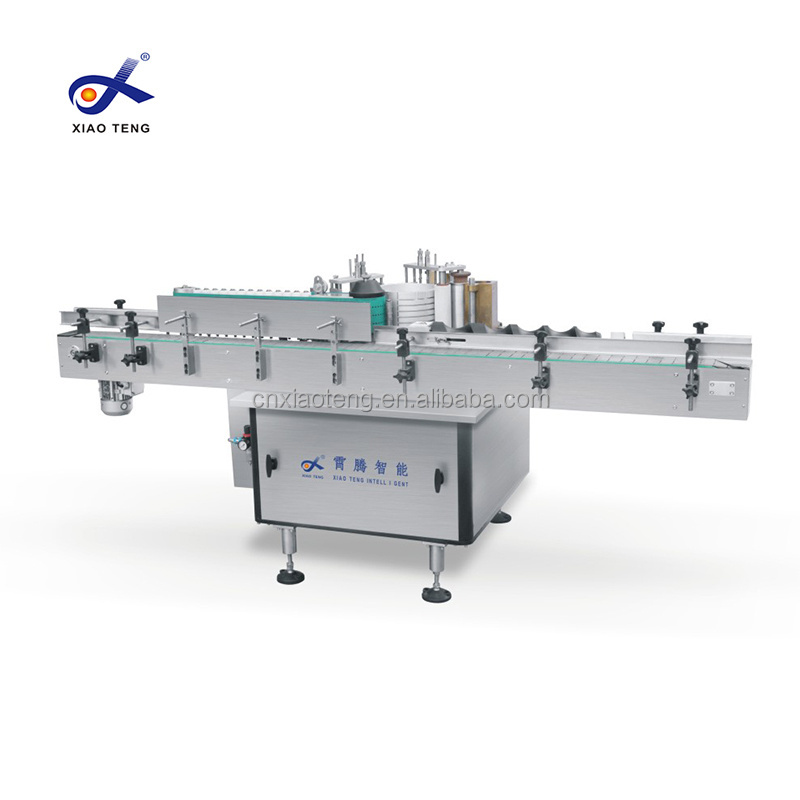 Labeling Machine Linear Cold Paste Label Applicator XT-80A Automatic Tomato Sauce Glass Bottle Cans Wet Glue Paper Wood Glue