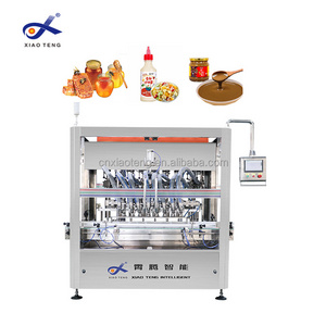 Automatic linear piston bottle 10-500ml commodity for bottle syrup oral liquid filling machine