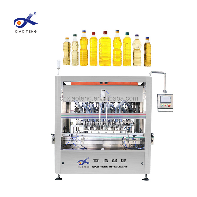 4-12 heads viscosity engine oil juice liquid bottle plastic spray paint pneumatic coffee filling machine packing machine