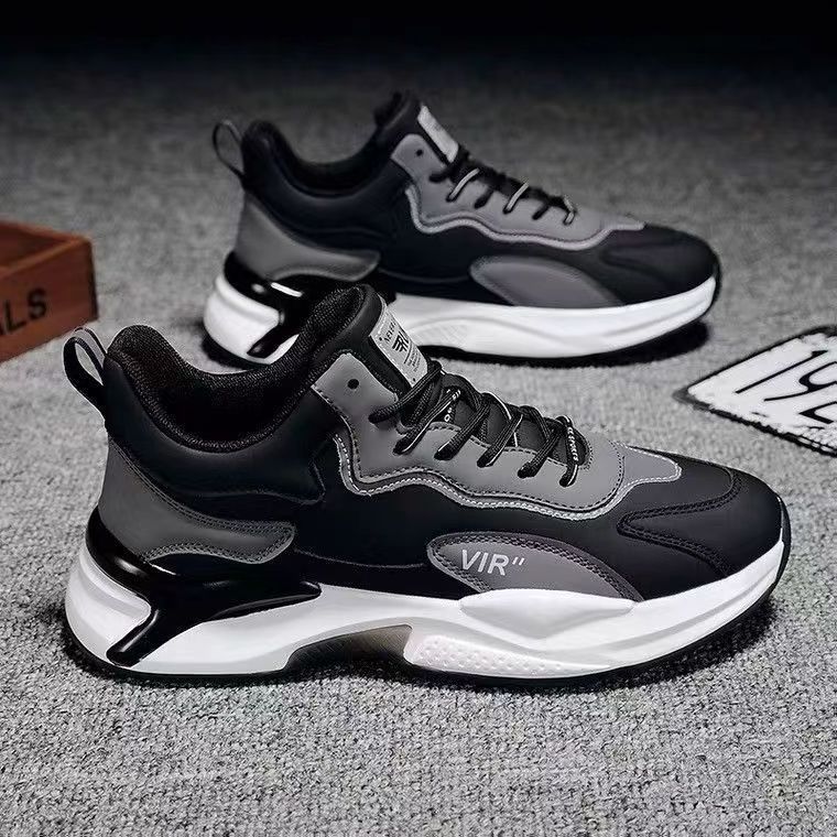 new arrival running sneakers PU high quality famous brands  non slip sport shoes men 1010