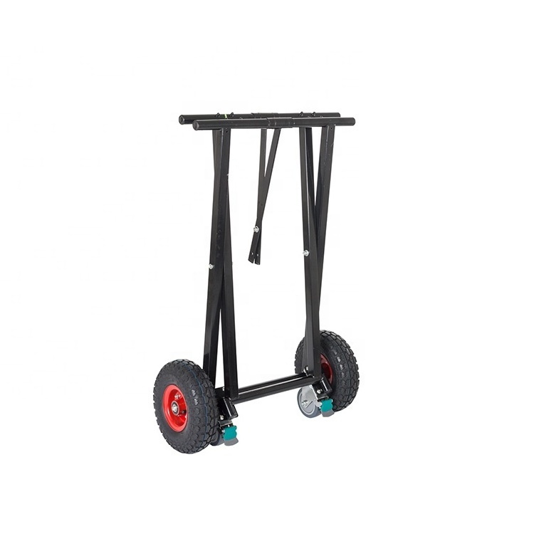 Funeral epoxy coated steel funeral trolley