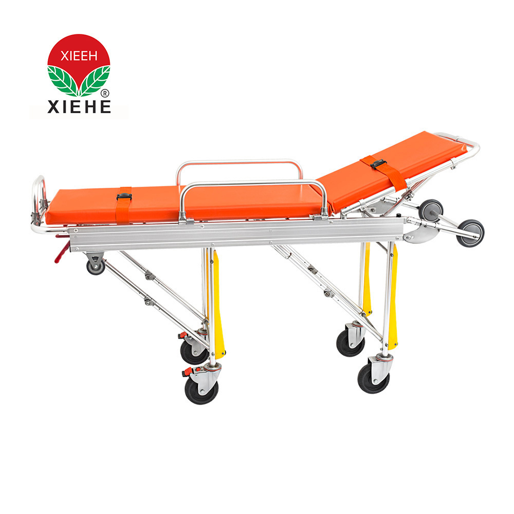 portable hospital emergency trolley bed medical ambulance folding stretcher for rescue transfer patient