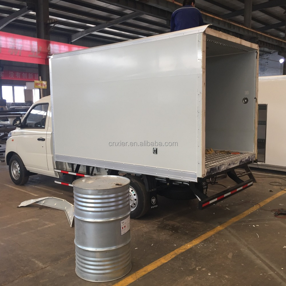 Right hand drive refrigerator truck