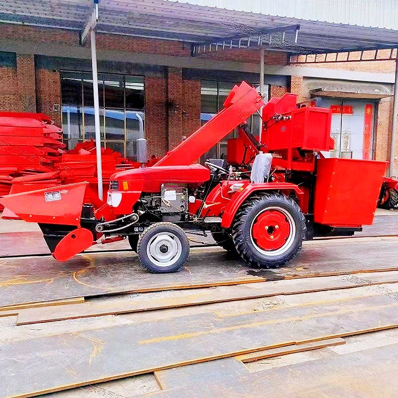 Backpack Corn Harvesting Large Combined Corn Harvester Four-wheel Forage Grinder Agriculture Equipment Crops Cutting Machine