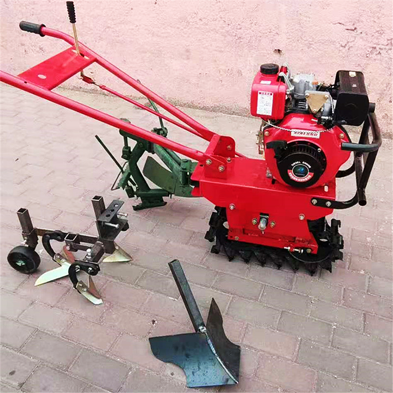 Orchard Greenhouse Ditching Fertilization Plow Machine Household Farmland Ditching Machine Provided 90 Cultivator Diesel