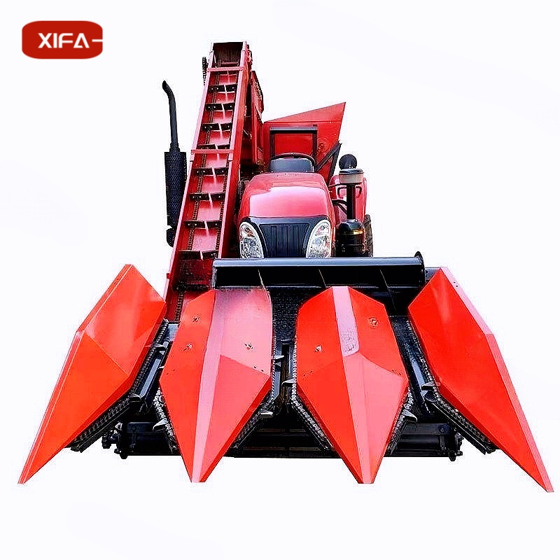 Backpack Corn Harvesting Large Combined Corn Harvester Four-wheel Forage Grinder Agriculture Equipment Crops Cutting Machine