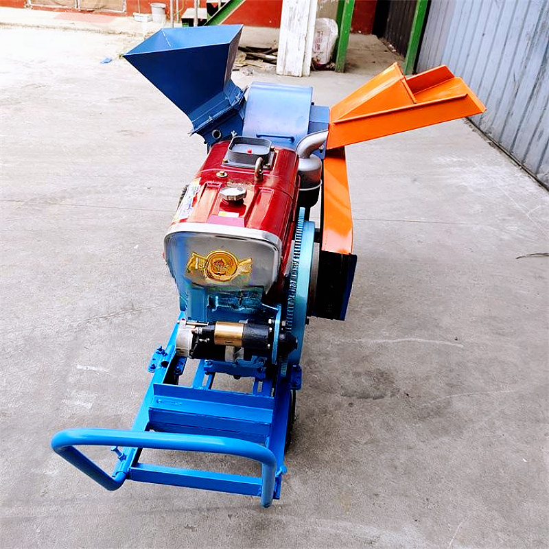 Waste furniture scrap grinder Mushroom material round mushroom wood powder machine Mushroom wood planting wood grinder