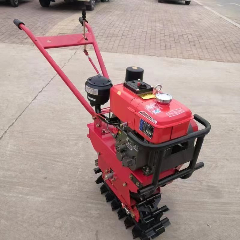 Agricultural Furrowing and Plowing Machine, Gasoline and Diesel Can Be Added to Ditching and Weeding Plowing Machine Engine 80