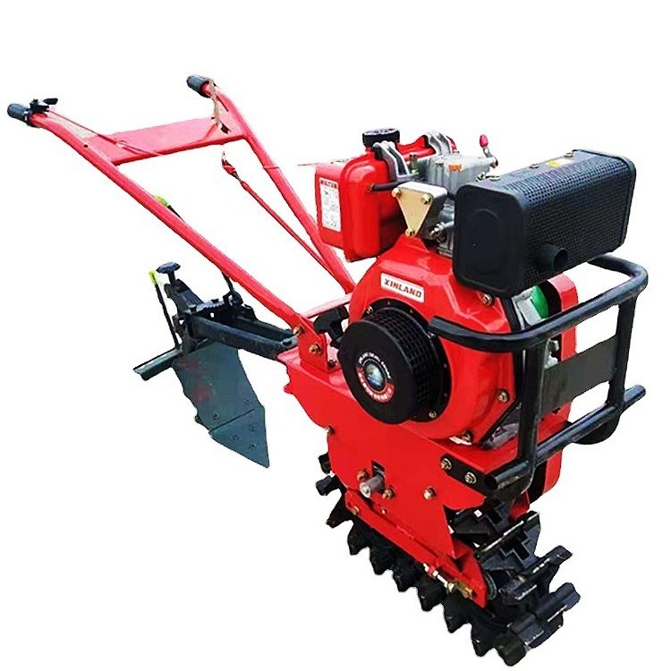 Mini Power Tiller Two Wheel Hand Tractor Ratavator Rotary Multi Function Crawler Cultivator Motocultor Power Mini Tiller Weeder