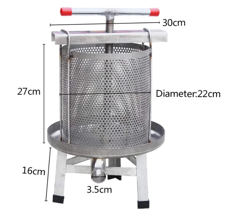 Pressure vessel wax honey press brand new honey press for sale can be used in bee farms