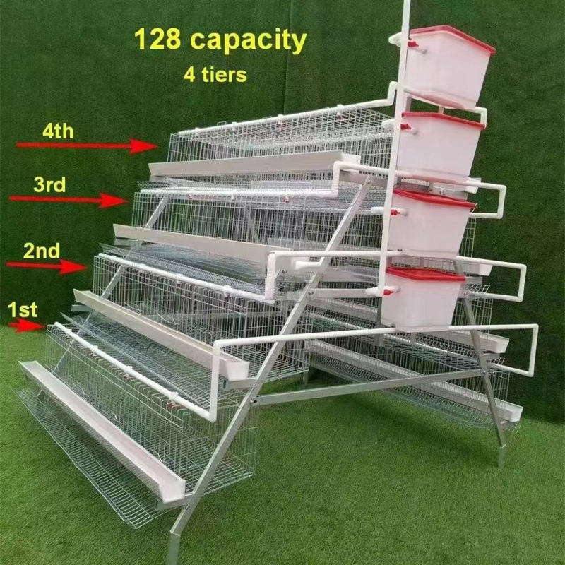 Provided Good Quality Coop South Korea Layer Chicken Cage Chicken Breeding Wooden Chicken Coop with Box Lower Egg Broken Rate 62