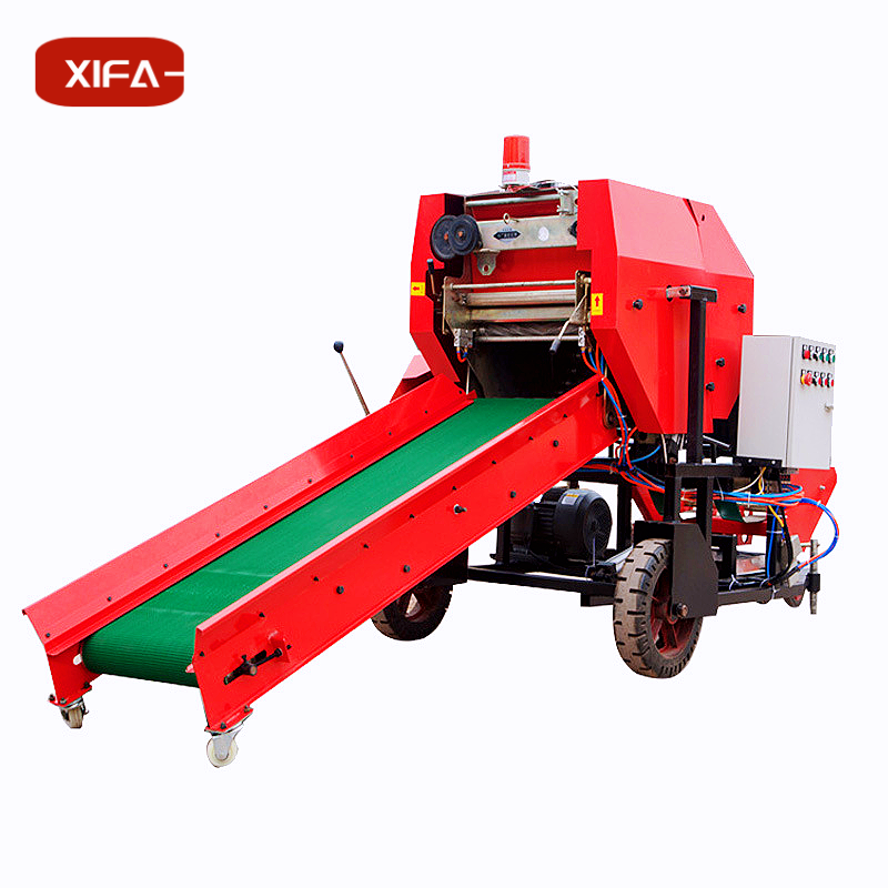 Bundle coating machine spot automatic corn sugarcane coating baler mesh rope dual-purpose silage straw baler