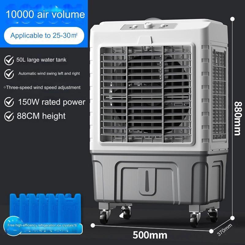 Increase the water tank up and down portable humidifier fan air conditioner household 500W