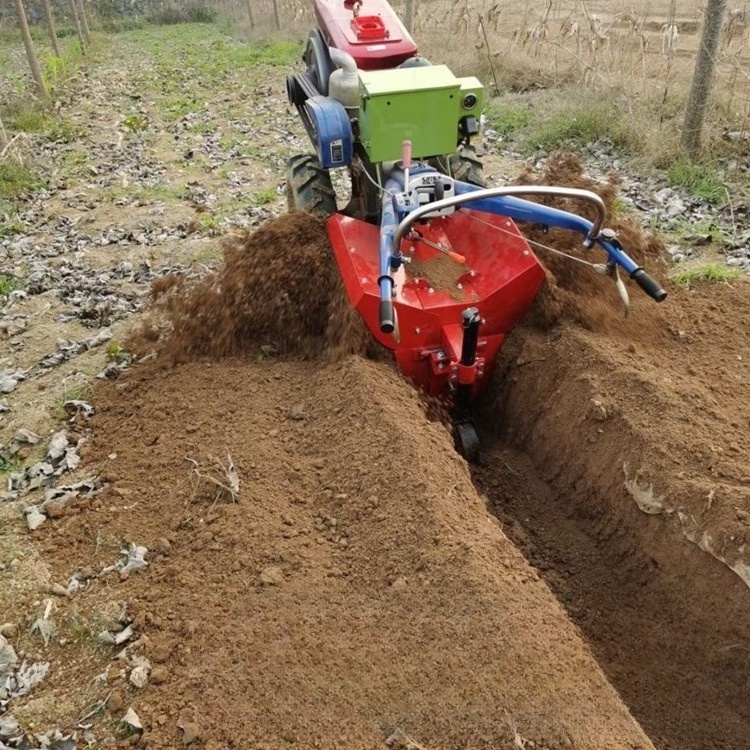 machine agricole de labour walking tractor Productivity 3 ha/h 12hp diesel engine for walking tractor