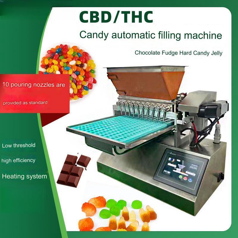 Tabletop Semi-automatic Candy Maker Machine Chocolate Milk Fruit Jelly Making Machine