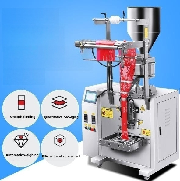 Filling and sealing machine for food packaging All kinds of snacks and drinks packaging machine