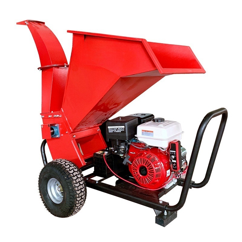 Multi-function shredder 220v 7.5kw electric wood chipper shredder branch wood