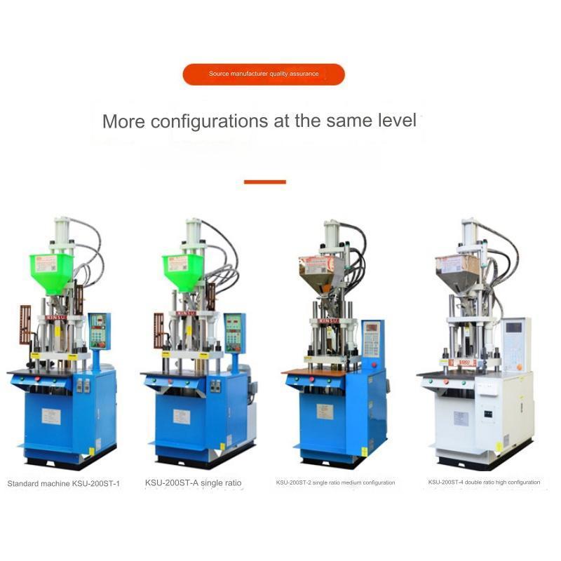 Semi-automatic plastics injection molding machine Vertical hydraulic cylinder mini injection molding machine