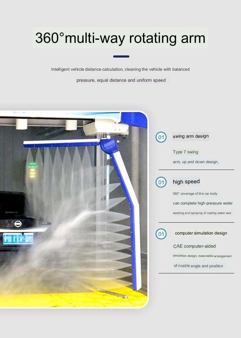 Fully Automatic Car Washing Machine Unattended Car Washing Equipment Large Intelligent Car Washing Equipment All-in-one Machine