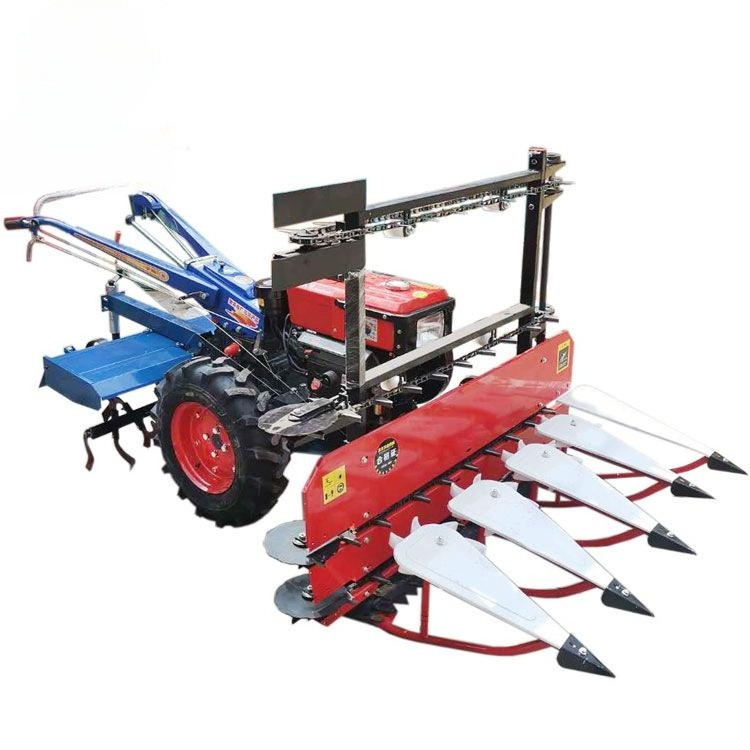 Flexible Potato Harvest Machine Red Rice Harvester Cutter Machine Small Wheat Harvesting Machine Mini Tractor Wheat Rice Reaper