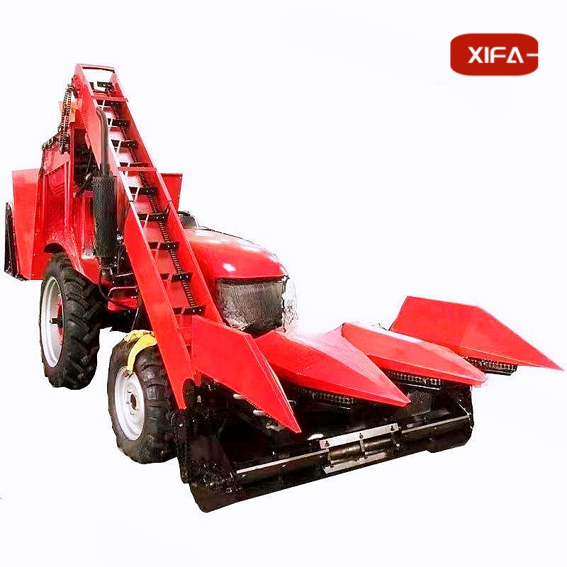 Backpack Corn Harvesting Large Combined Corn Harvester Four-wheel Forage Grinder Agriculture Equipment Crops Cutting Machine