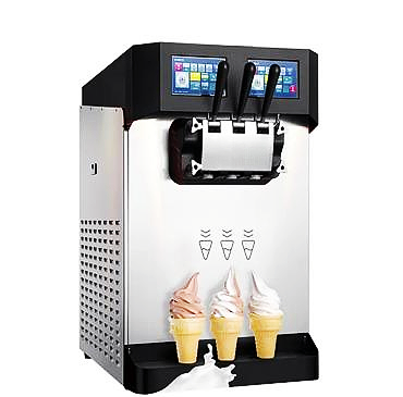 Humanized design swirl freeze ice cream machine liquid nitrogen ice cream machine machine for ice cream