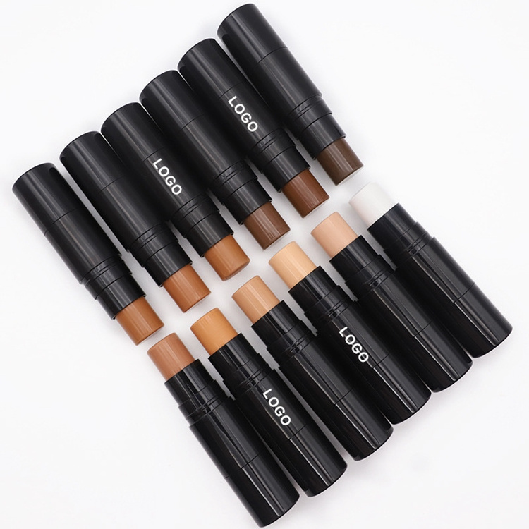 Custom Logo Bronzer Concealer Stick 6 Color Matte Makeup Stick Highlighter Cosmetics Makeup Waterproof