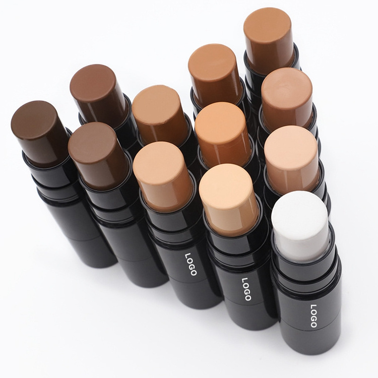 Custom Logo Bronzer Concealer Stick 6 Color Matte Makeup Stick Highlighter Cosmetics Makeup Waterproof