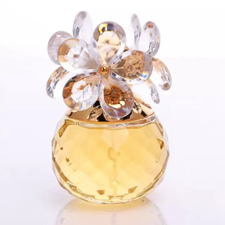 Wholesale Luxury Ladies Perfume Bottle Fragrance Flower Shape 60ml Glass Perfume Bottles