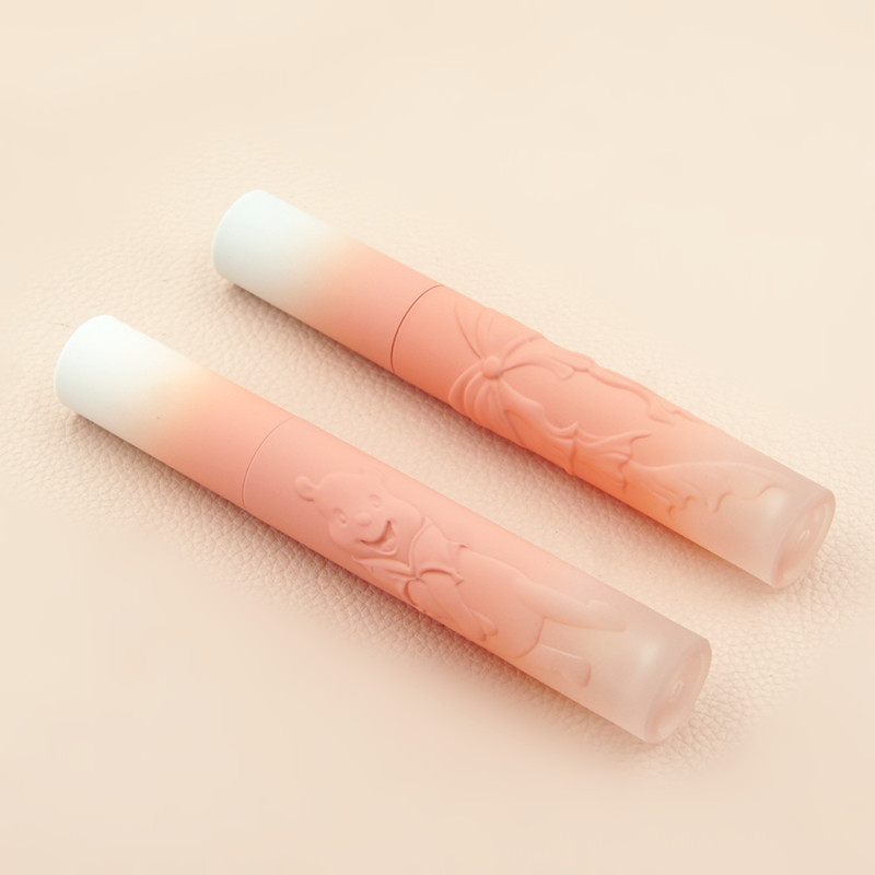 Velvet powder mist bear lip and cheek dual-use lip gloss tube matte matte velvet lip gloss tube wholesale