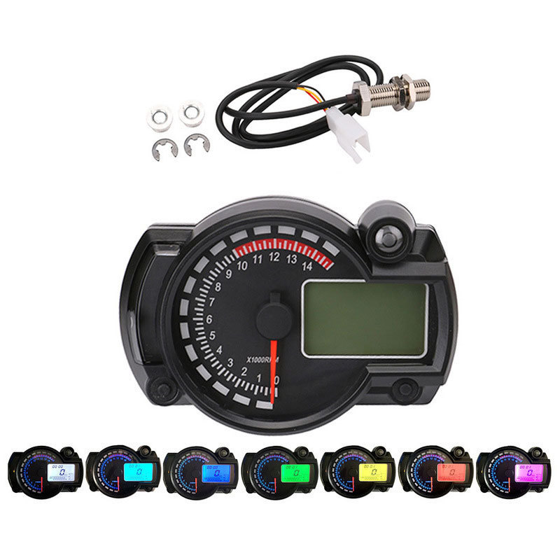 Motorcycle Modification Dashboard Meter Digital Speedometer Speed Meter Gauge Motorcycle instrument