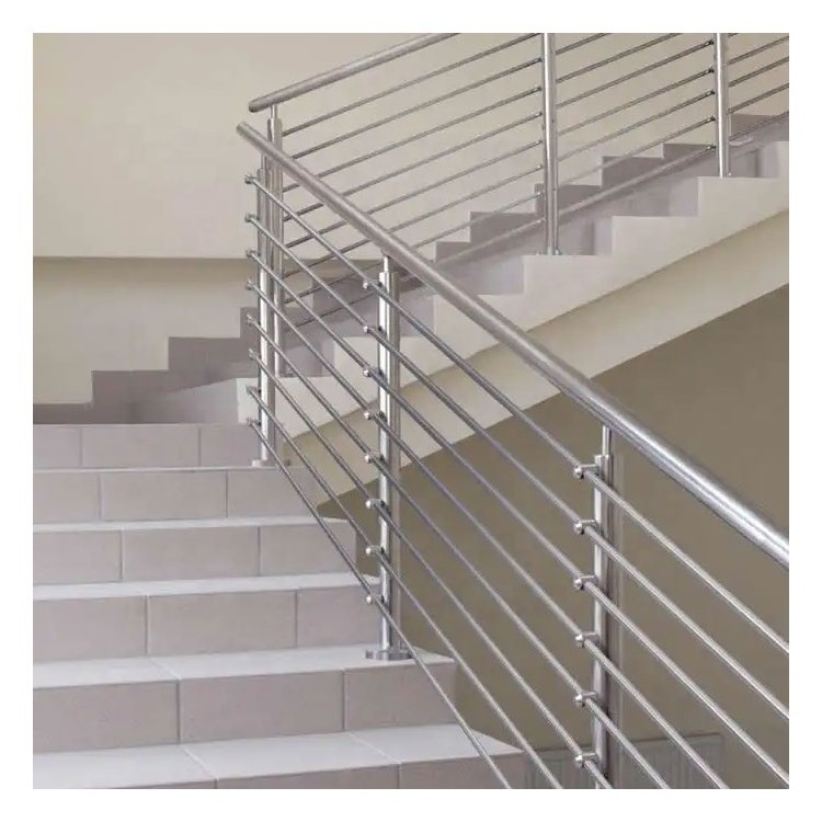 Cheap Price Outdoor Modern Banister Metal Veranda Porch Stair Stainless Steel Flat Bar Railing