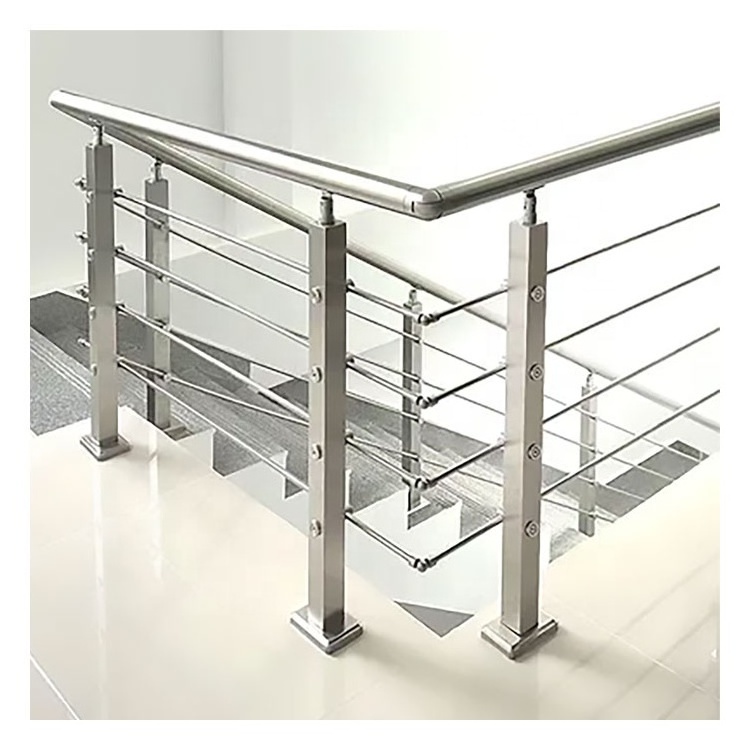 High Quality Stainless Steel 316 Grade Mirror Finish Railing For Porch Stair Balcony Handrail