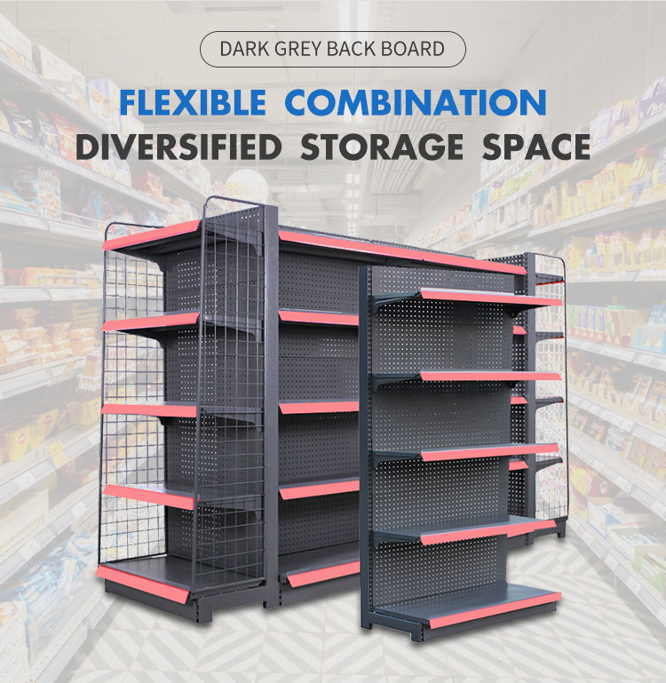 2023 Top Quality racks steel storage  gandola s store shelf shop  supermarket shelves display