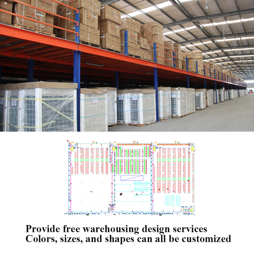 Custom Heavy Duty Shelving 1000-5000kg Layer Garage Black 4 Tier Warehouse Storage Metal Stacking Shelf