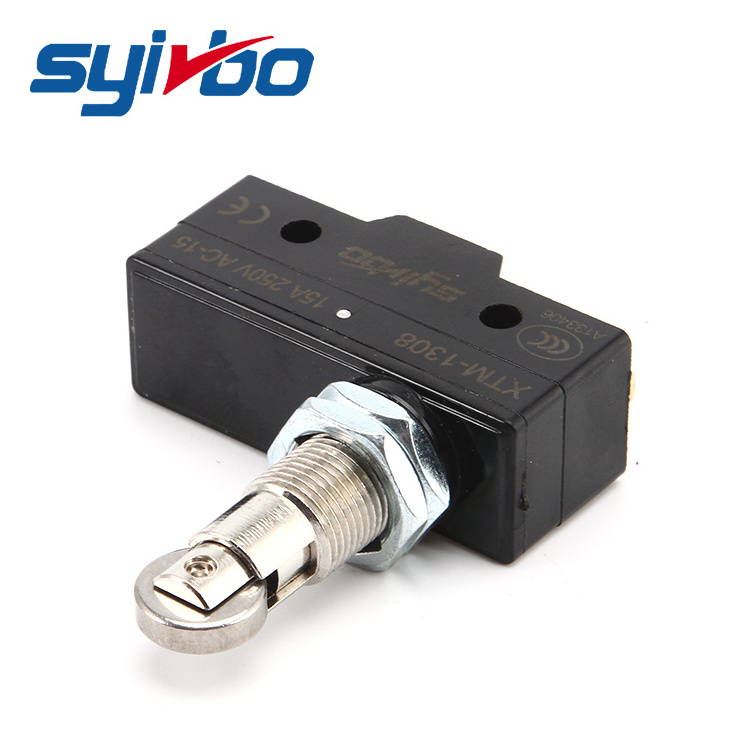 15A 250V panel mount roller plunger high temperature micro switch/off on on toggle switch