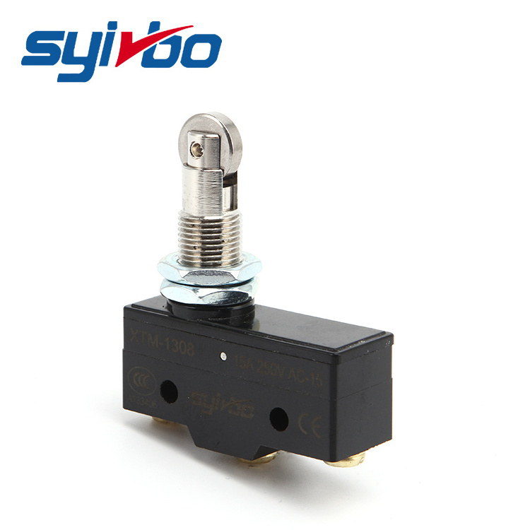 15A 250V panel mount roller plunger high temperature micro switch/off on on toggle switch