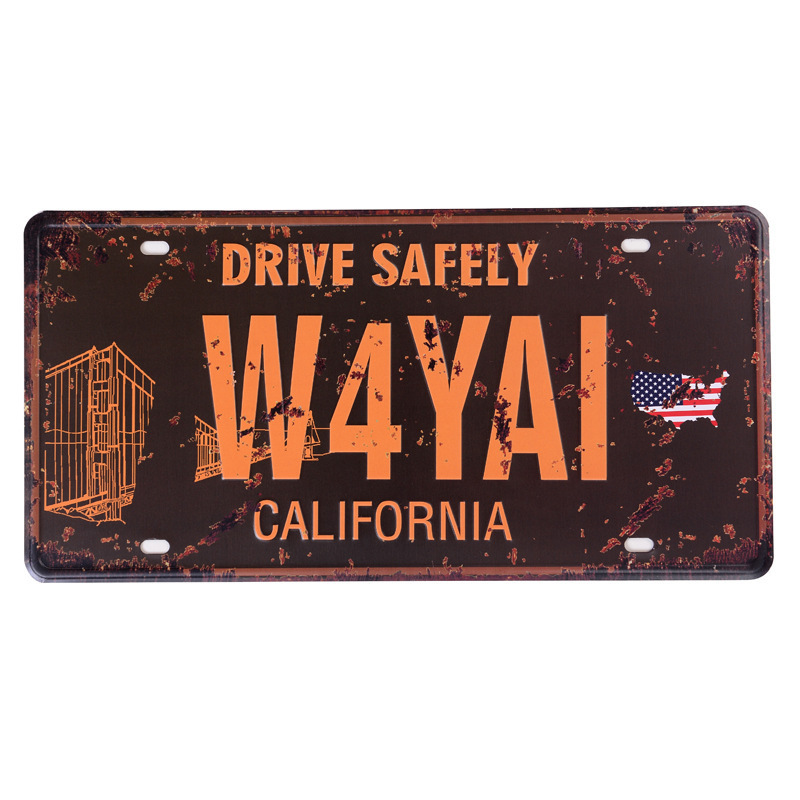 China Professional Vehicle License Plate Manufacturer Pressing Number Plate Making Machine UV process Aluminum Car Plate