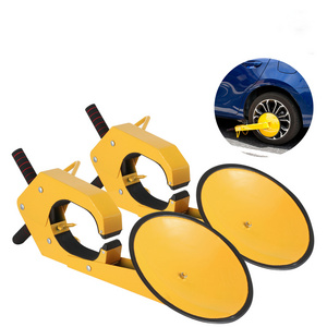 High quality car wheel lock with chuck security lock tire lock for car