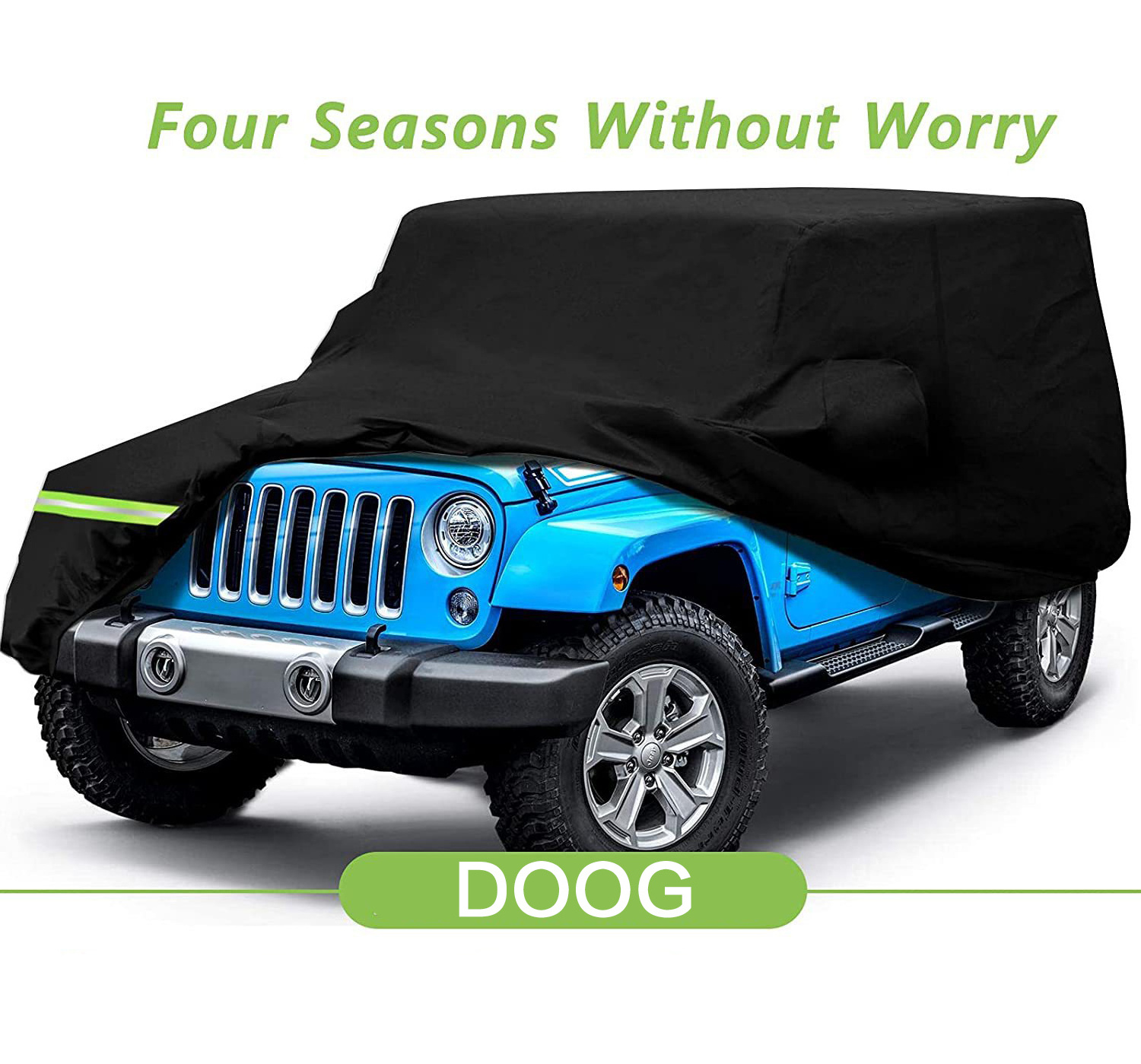 Wrangler Car Cover Car Clothing Cover Wrangler Double Door 2/4-Door Waterproof Sunscreen Outdoor Protection Car cover