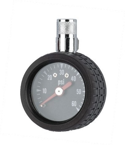 Small tire pressure gauge with protective sleeve pressure gauge Mini tire pressure gauge Low