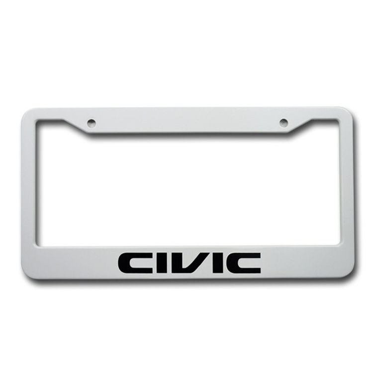 American size high-grade customized metal car motorcycle license plate cover