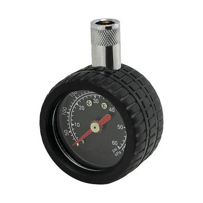 Small tire pressure gauge with protective sleeve pressure gauge Mini tire pressure gauge Low