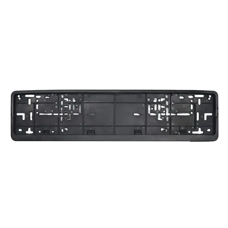 High quality Kenya and Euro size standard plastic black number plate holder universal license plate frame