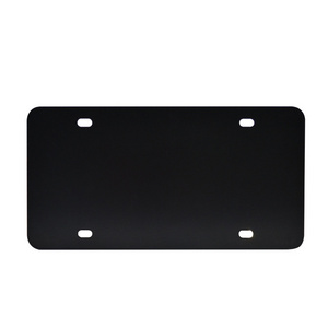 The stainless steel 4-hole license plate cover with different patterns can be customized in the United States