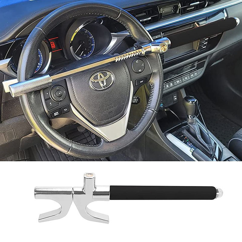 With two keys steering wheel lock car steering wheel security lock