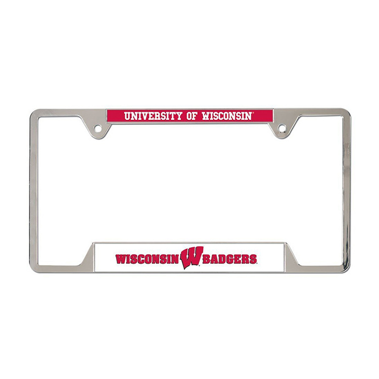 Hot-selling American size can be customized with zinc alloy automobile universal license plate frame metal license plate cover