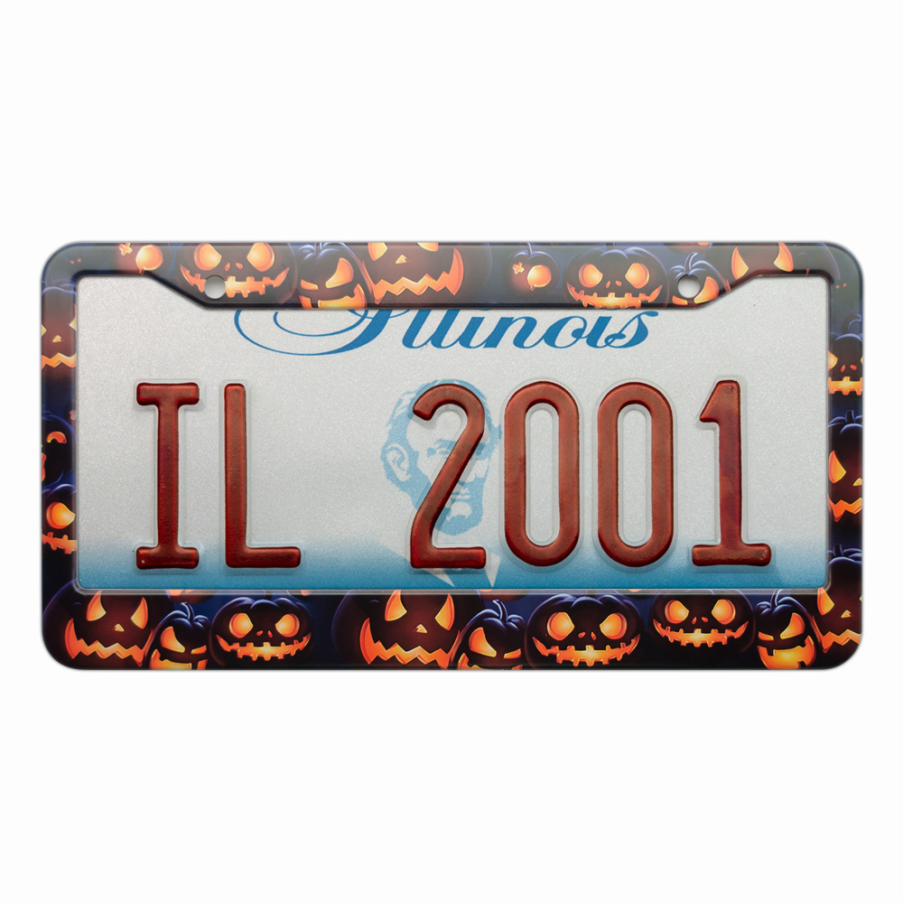 American size can be customized with aluminum alloy General Motors license plate frame