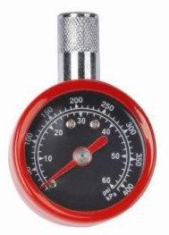 Small tire pressure gauge with protective sleeve pressure gauge Mini tire pressure gauge Low